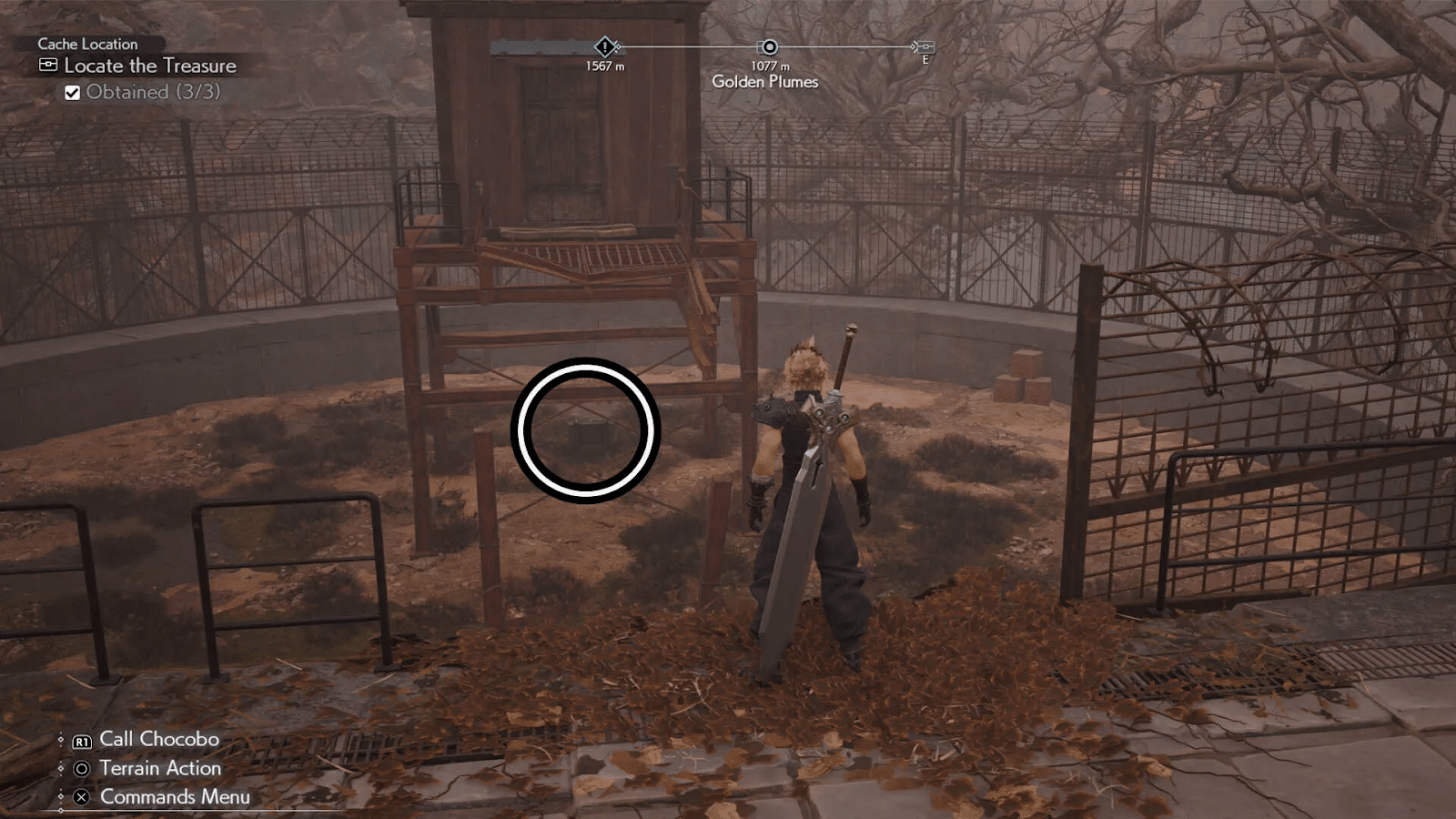 FF7 Rebirth Grasslands Map - All Grasslands Cache Locations