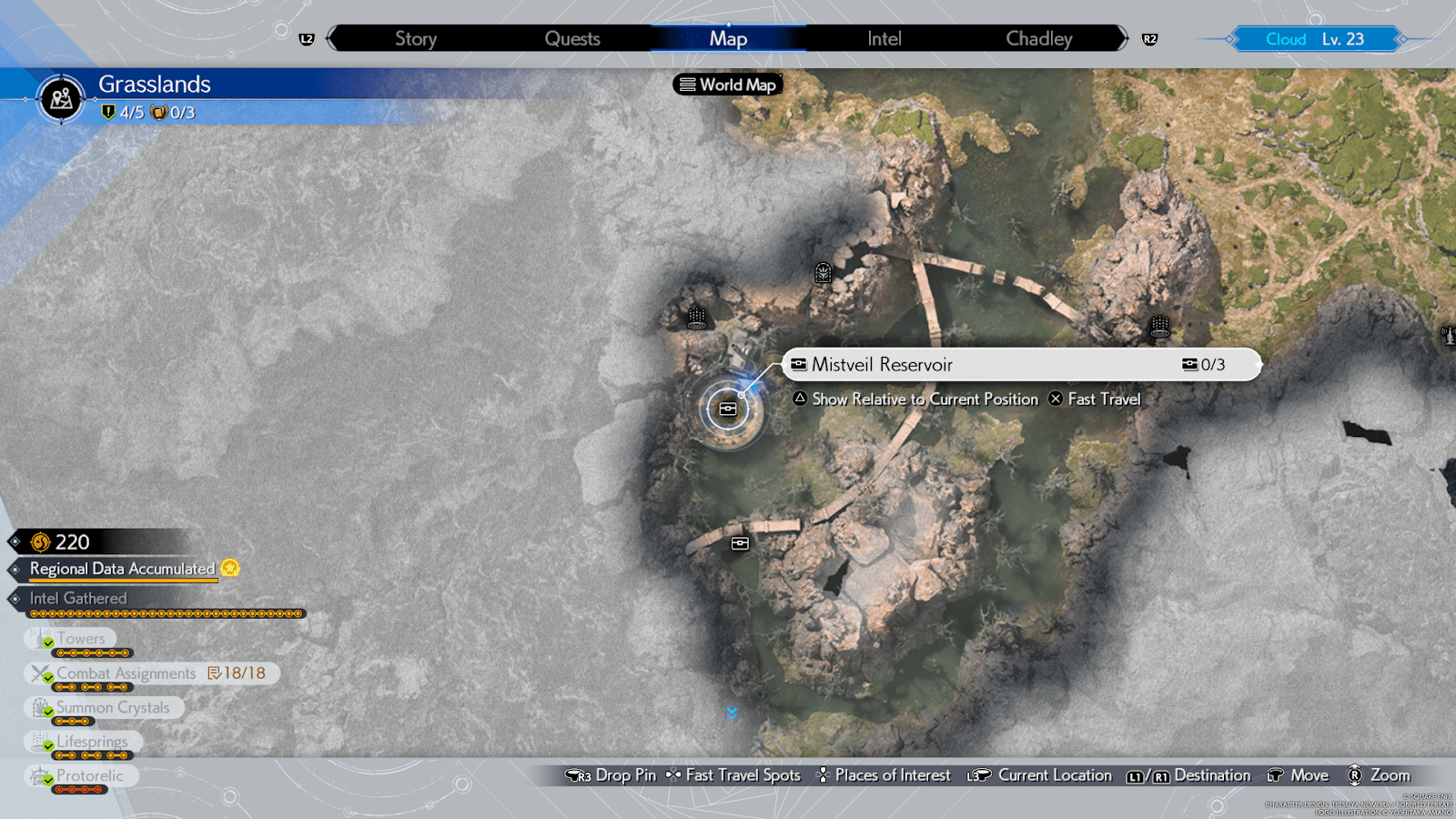 FF7 Rebirth Grasslands Map - All Grasslands Cache Locations