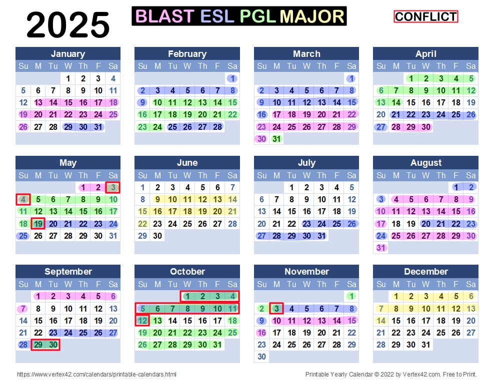 PGL Announce CS2 Tournament Schedule for 2025-2026