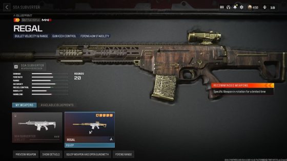 How to Unlock Regal SOA Subverter Blueprint in CoD MW3