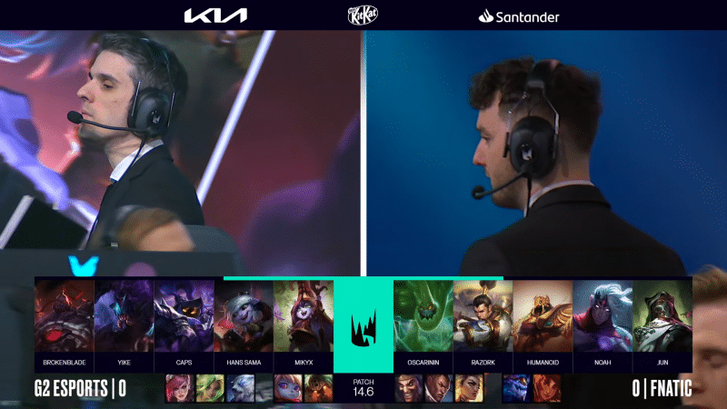 g2 esports vs fnatic recap lec spring 2024