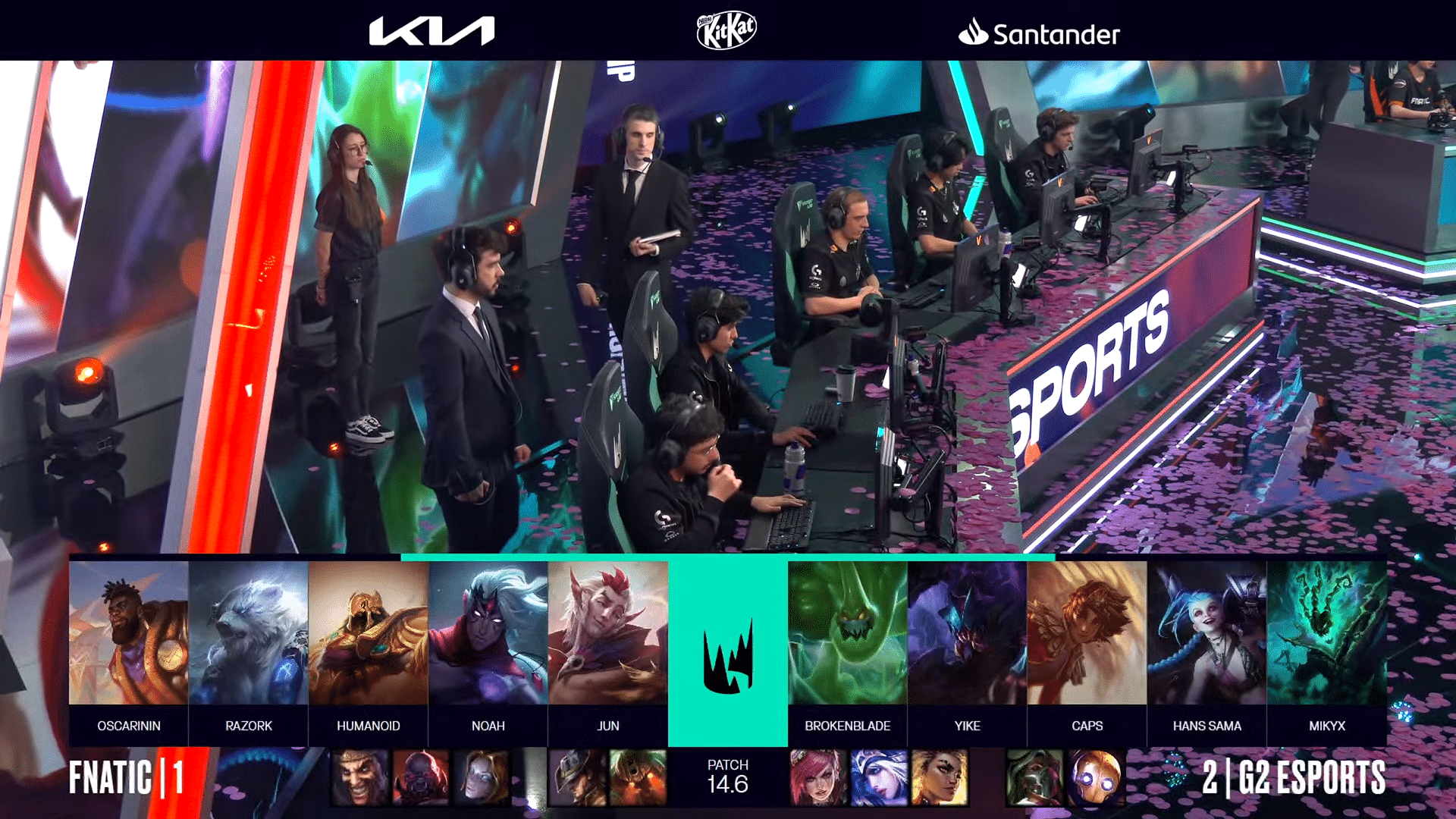 g2 esports vs fnatic recap lec spring 2024