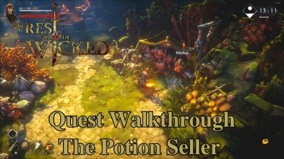 How to Complete The Potion Seller Quest in No Rest for the Wicked