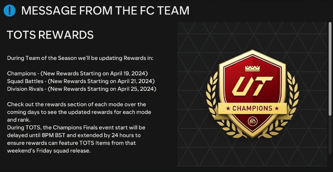 How to Claim Red TOTS Players in EA FC 24 Champions