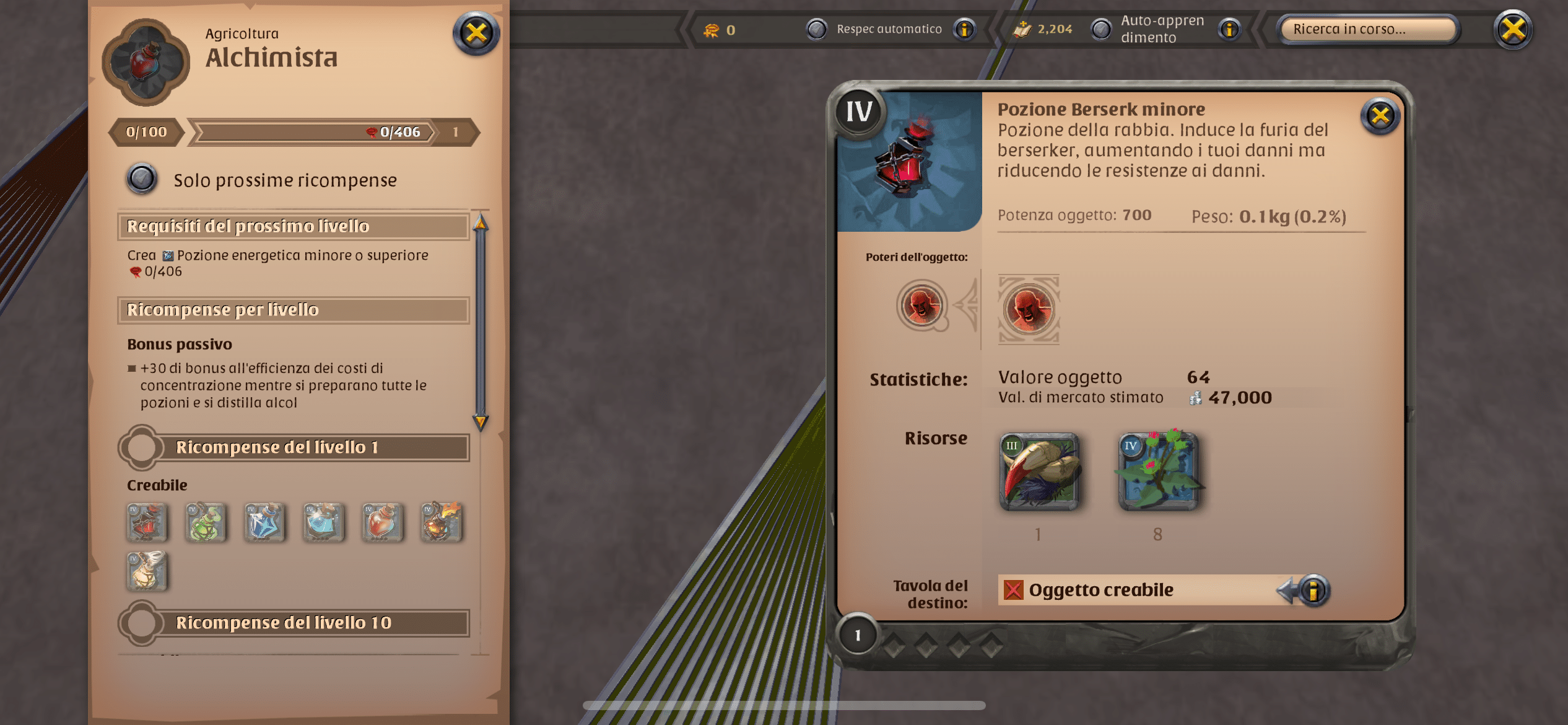 albion online potions