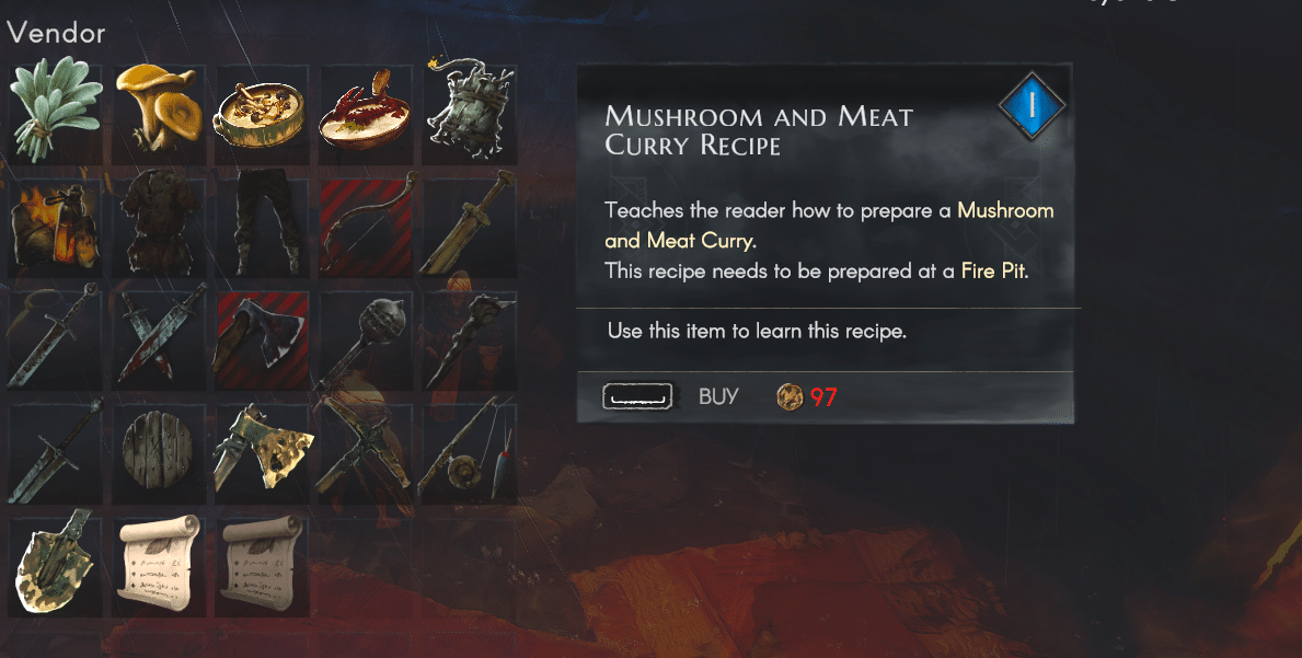 How to Cook and Learn New Recipes in No Rest for the Wicked