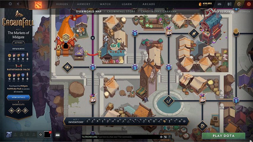 Dota 2 Crownfall Update Drops