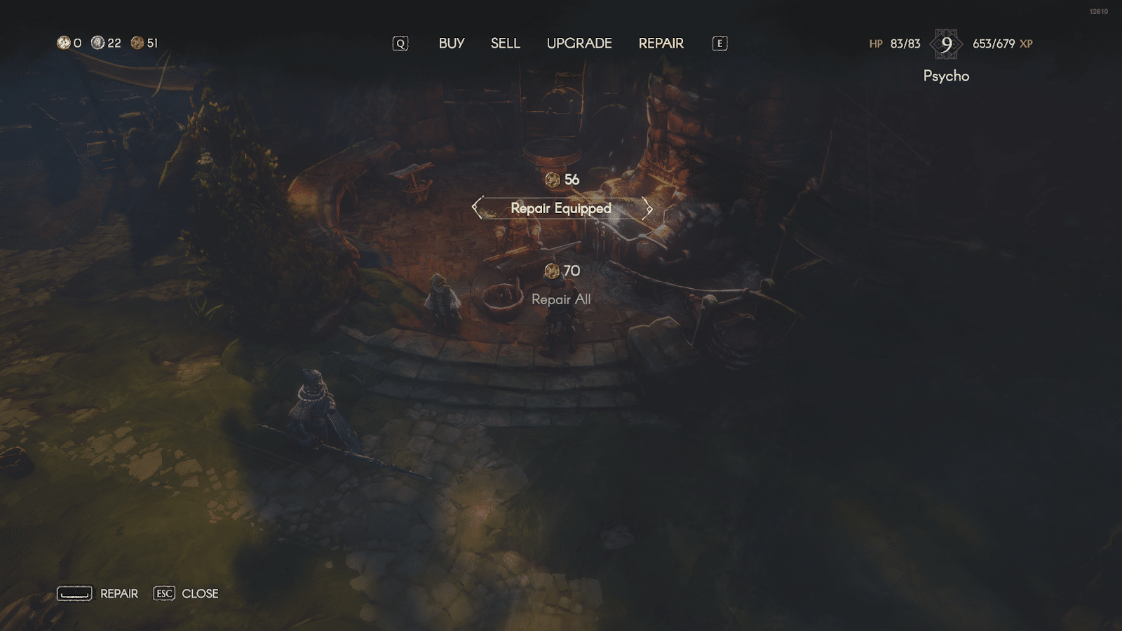 No Rest for the Wicked - Trick to Repair Your Items for Free