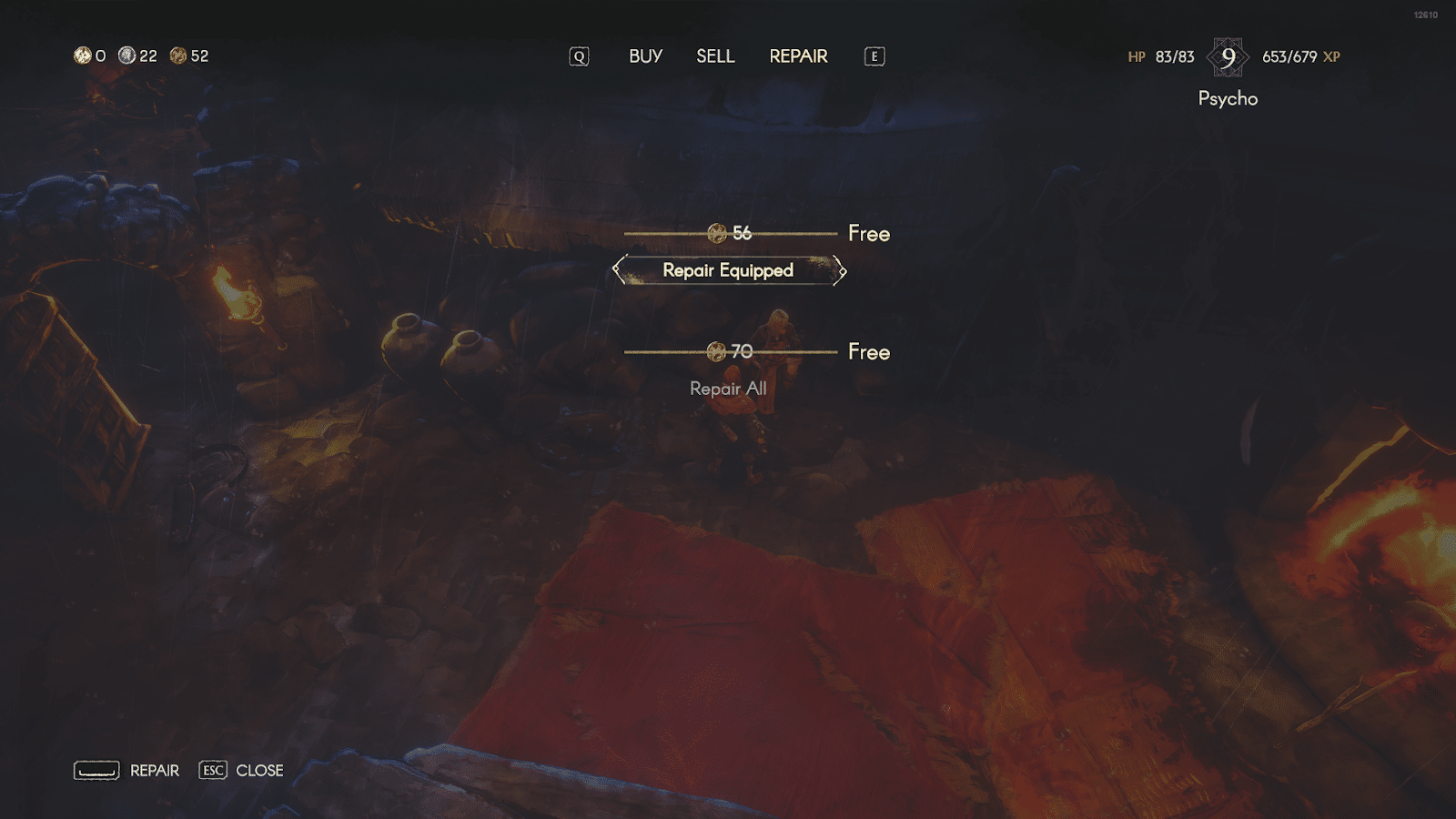 No Rest for the Wicked - Trick to Repair Your Items for Free