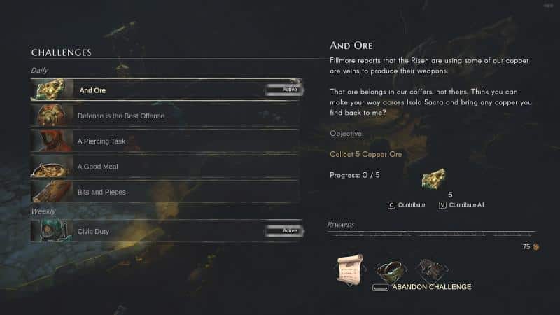 How to Complete Bounties and Challenges in No Rest for the Wicked