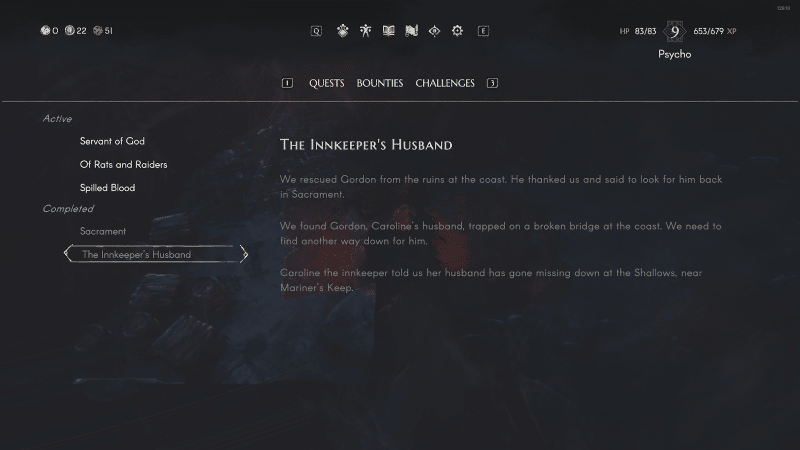 How to Complete the Innkeeper’s Husband Quest and Unlock the Cook in No Rest for the Wicked