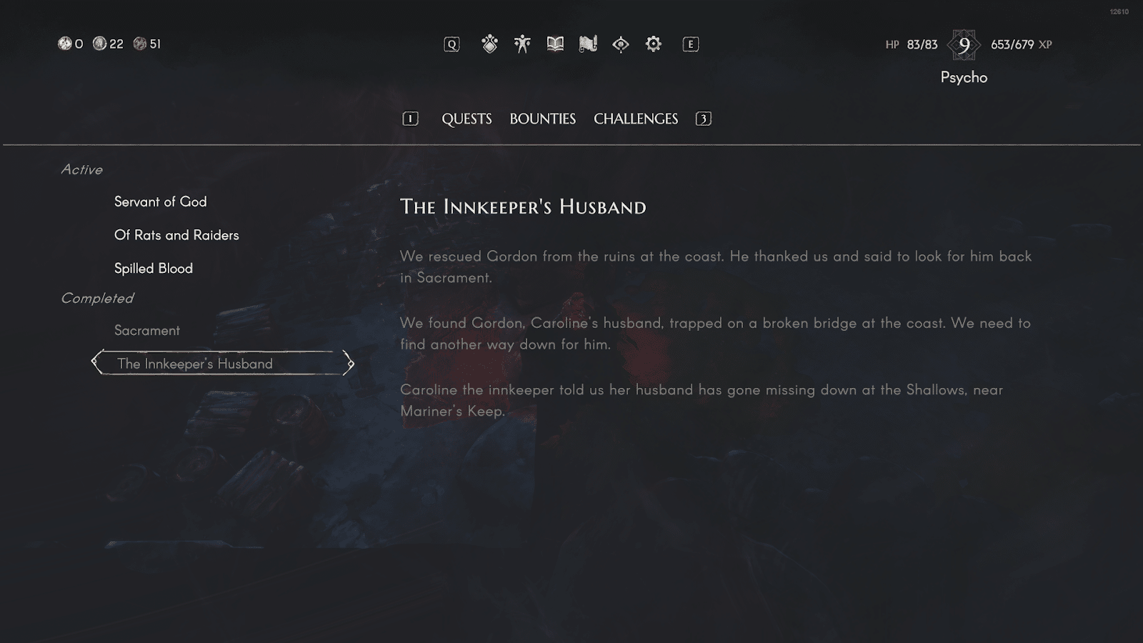 How to Complete the Innkeeper’s Husband Quest and Unlock the Cook in No Rest for the Wicked
