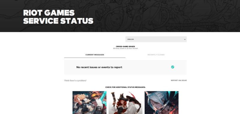 Are the league of legends servers down 