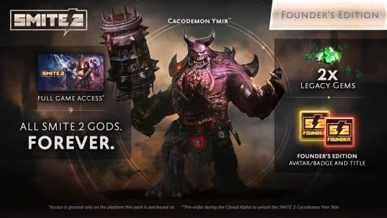 SMITE 2 Founder’s Edition Release Date and Closed Alpha Start Date Revealed!