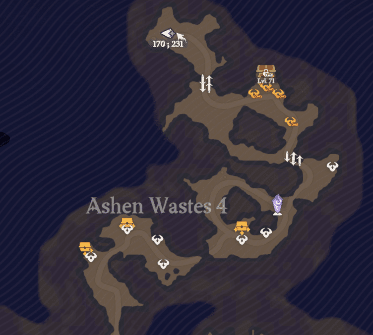 Ashen waste 4 part 2chest location