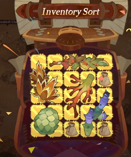 Evening Flute Inventory Sort