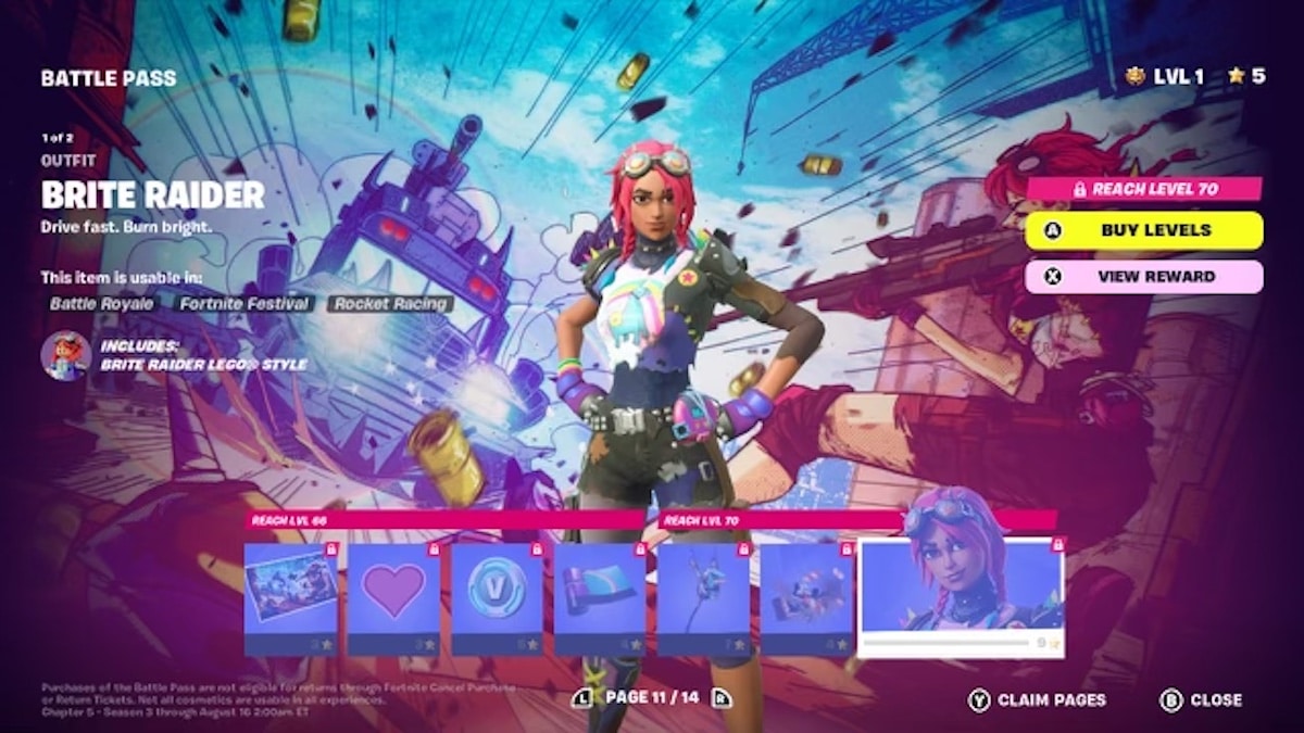 Battle Pass Fortnite C5 S3 Page 11