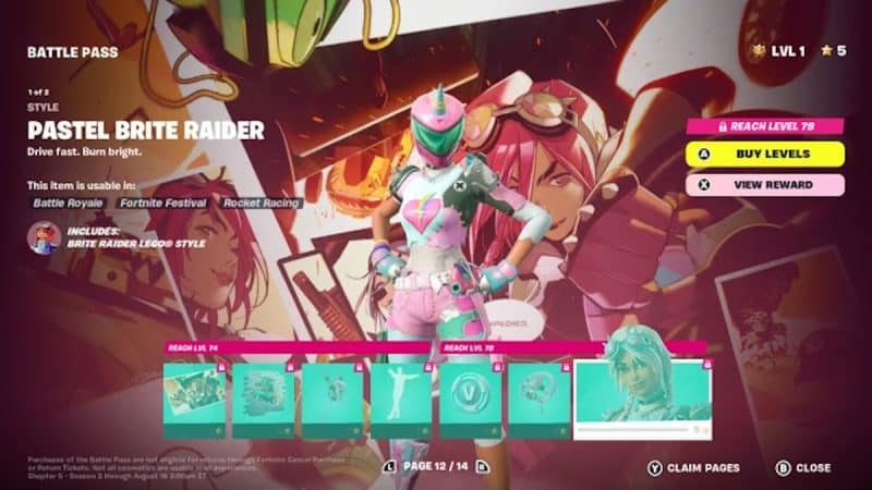 Battle Pass Fortnite C5 S3 Page §2