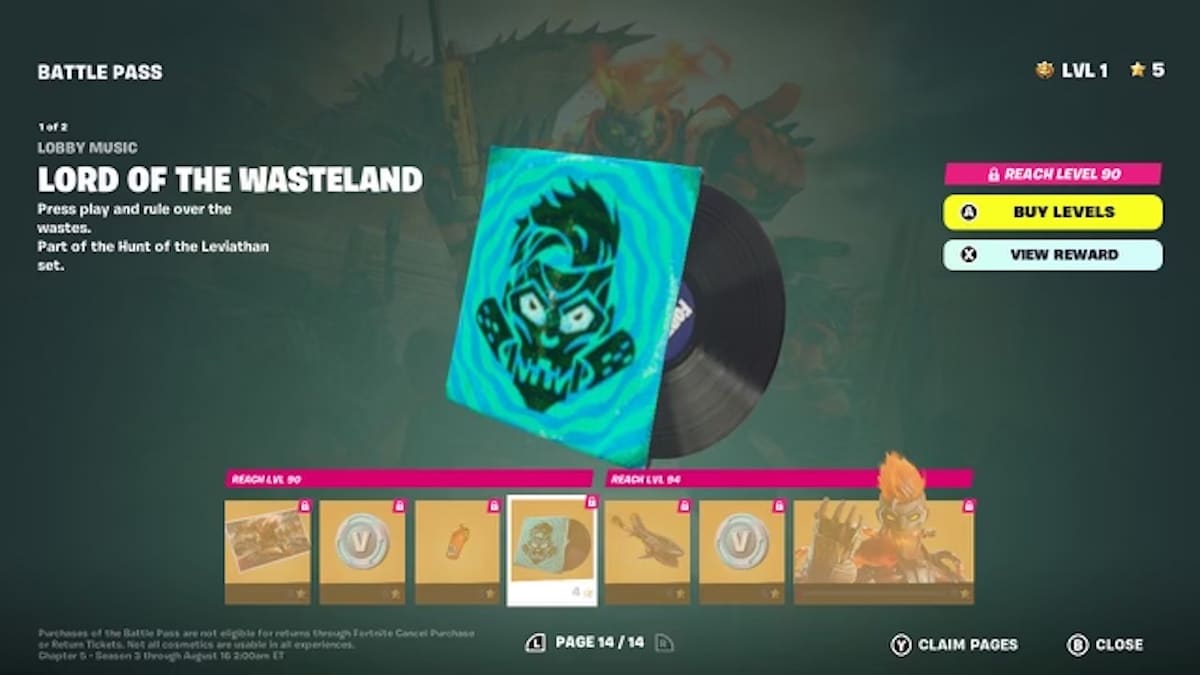 Battle Pass Fortnite C5 S3 Page 14