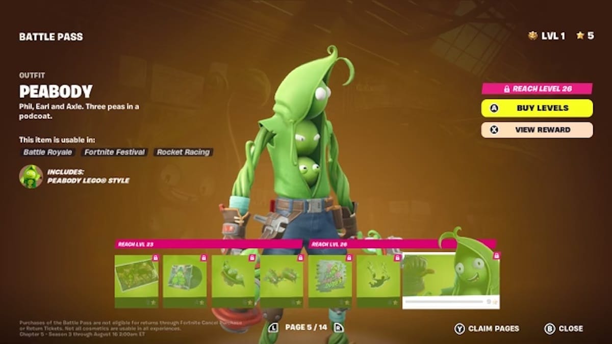 Battle Pass Fortnite C5 S3 Page 5