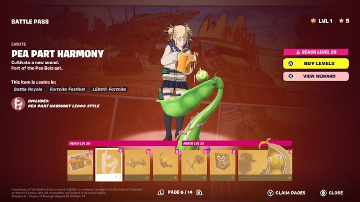 Battle Pass Fortnite C5 S3 Page 6