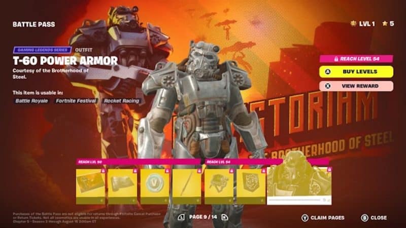 Battle Pass Fortnite C5 S3 Page 9