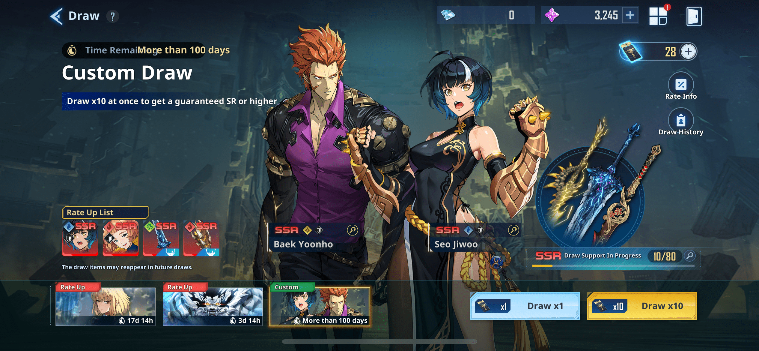 solo leveling arise events