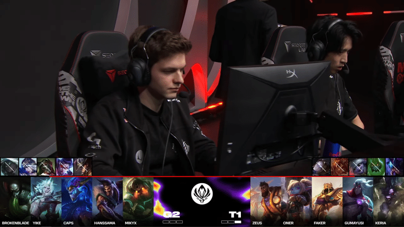T1 vs G2 Esports Game 2