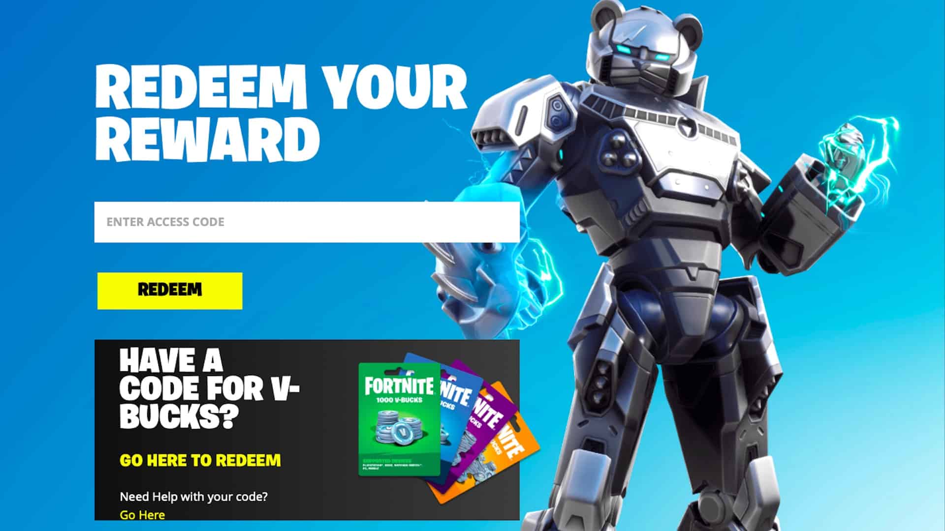 Fortnite Skin Codes