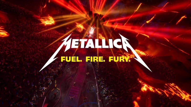 When is the fortnite Metallica live event?