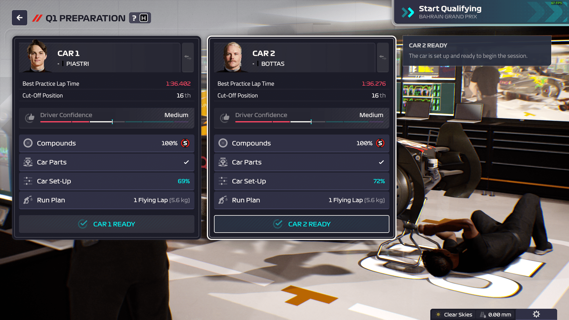 F1 Manager 24 Driver Ratings