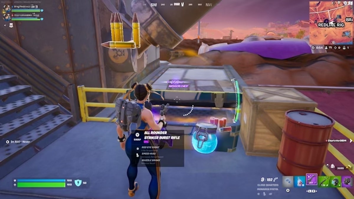 War Machine's Arsenal in Fortnite