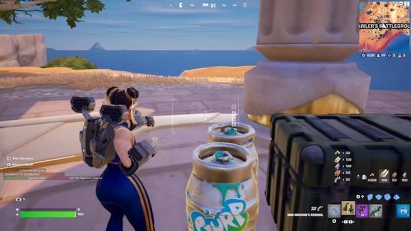 War Machine's Arsenal in Fortnite