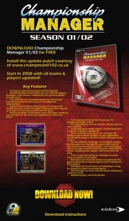 Download Championship Manager 01/02