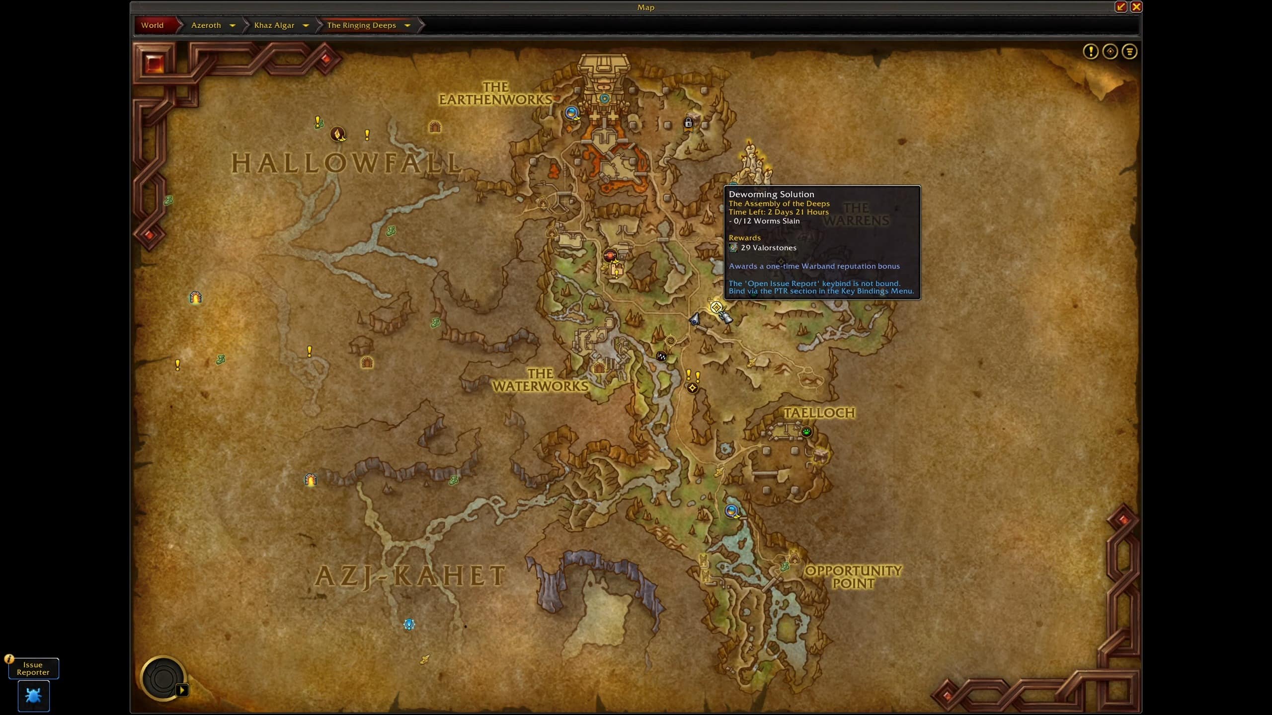 deworming solution wow quest guide the war within