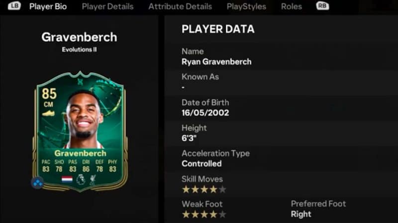 EA FC 25 Evolutions