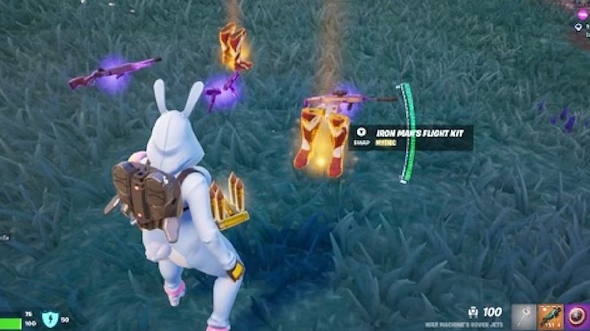 Fortnite Iron Man Weapons