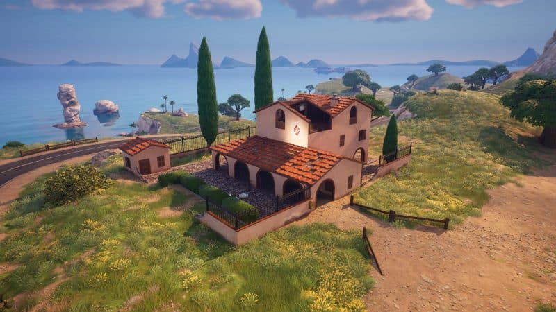 How to damage opponents at fortnite landmarks