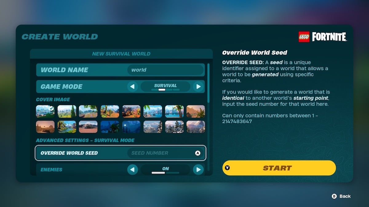 Lego Fortntie Map Seeds