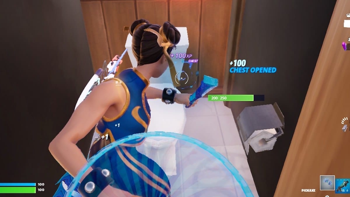 How to destroy toilets in Fortnite