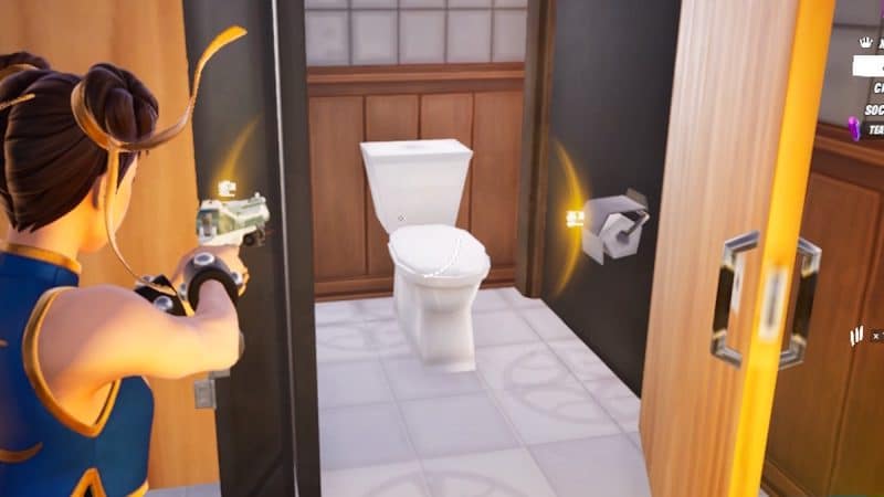 How to destroy toilets in Fortnite