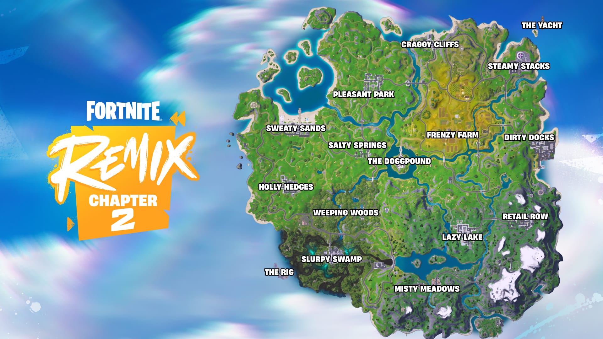 Fortnite Remix Changes - Map