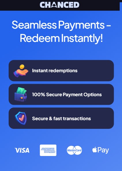 chanced-payment-methods