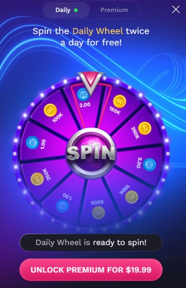 Nolimitcoins free daily rewards: Free Daily Wheel spins every 12 hours