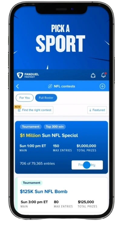 fanduel fantasy sports all and sign up offer