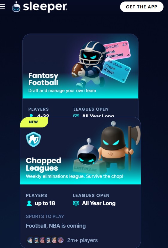 Sleeper fantasy login