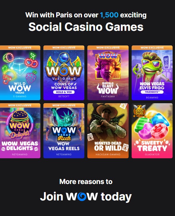 Wow casino social games