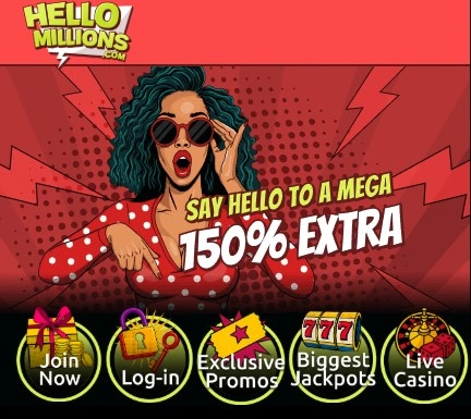 hello millions sign up page and offer