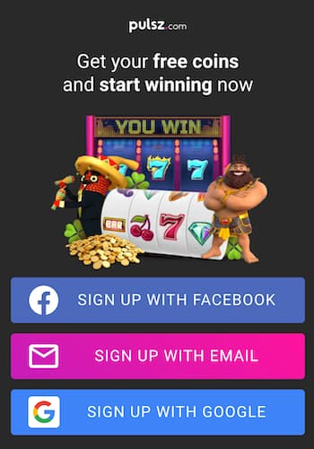 Pulsz sweepstakes casino sign up