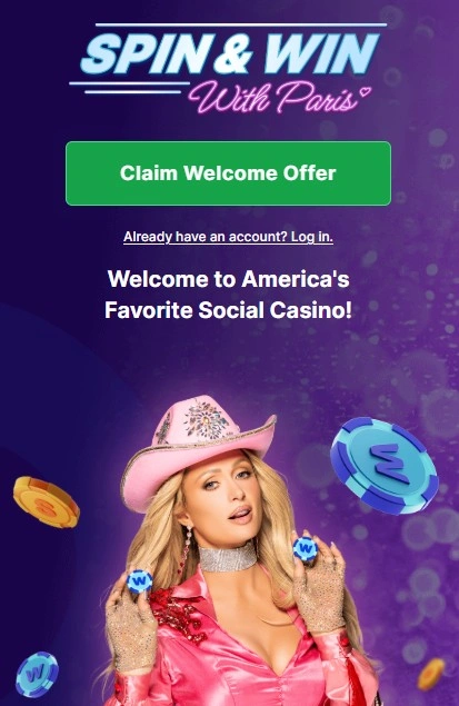 wow vegas best sweeps casino for welcome bonus